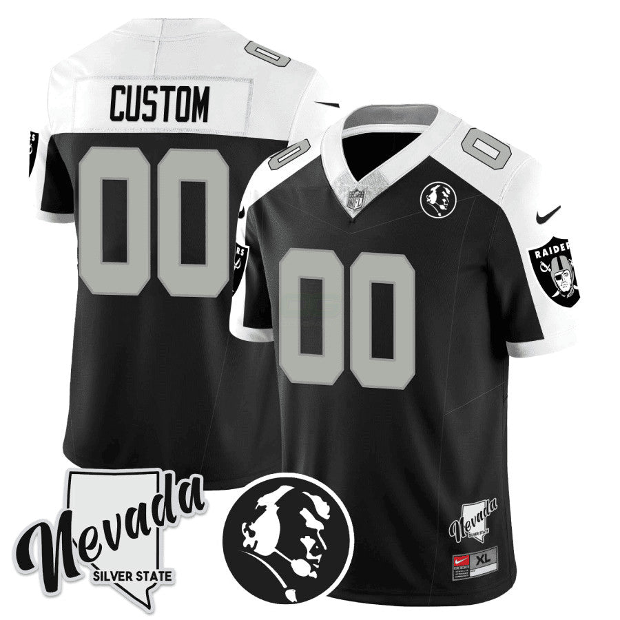 NFL John Madden Honoring & Nevada Silver State Patch Vapor Jersey