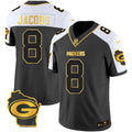 NFL Josh Jacobs Home Patch Gold Vapor Jersey