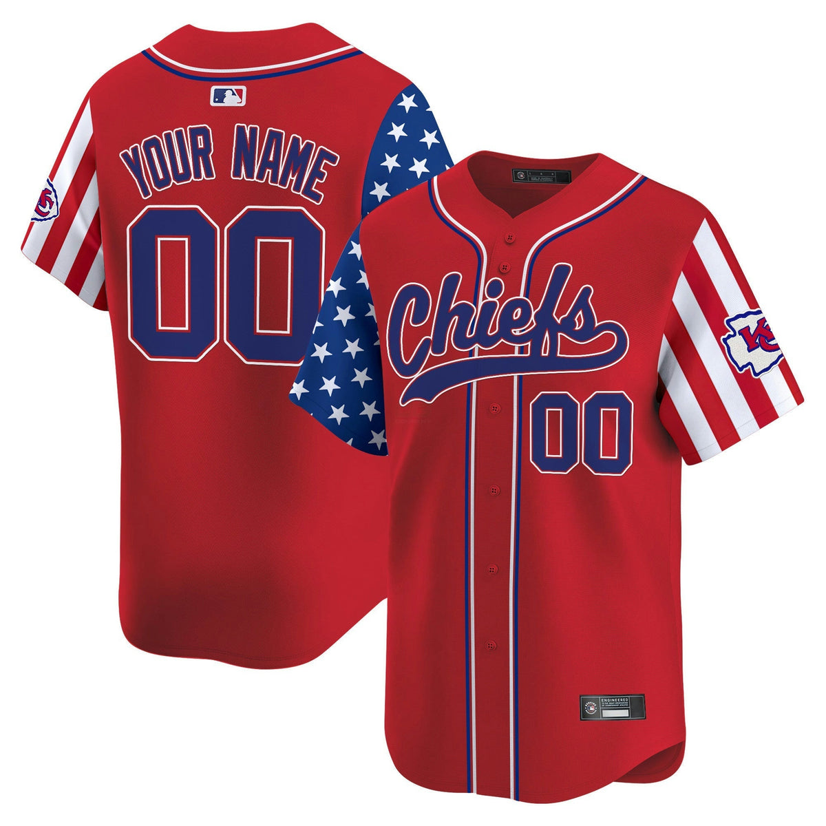 NFL Kansas City 2025 Independence Day Vapor Jersey