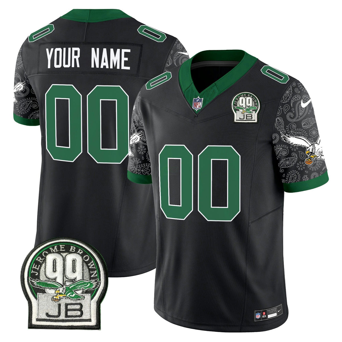 NFL Kelly Green Vapor Limited Jersey V4