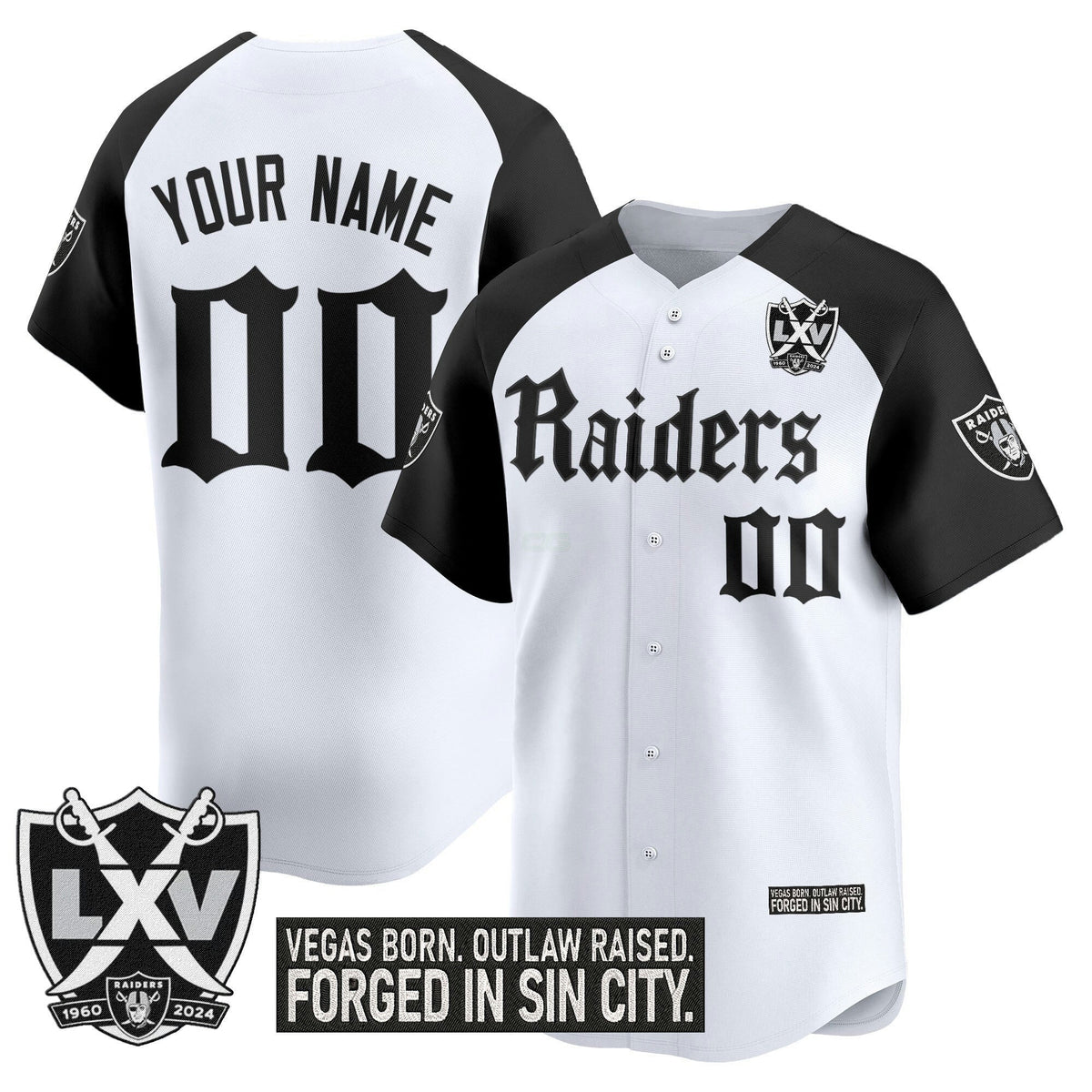 NFL Las Vegas ‘Gothic Sin City Shadows Edition’ Vapor Jersey