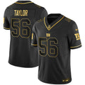 NFL Lawrence Taylor New York Black Gold Jersey - Black Gold