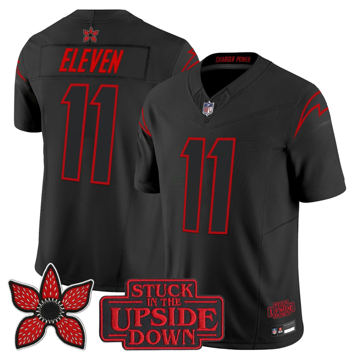 NFL Los Angeles Chargers Los Angeles ‘Stranger Things Edition’ Vapor Limited Jersey