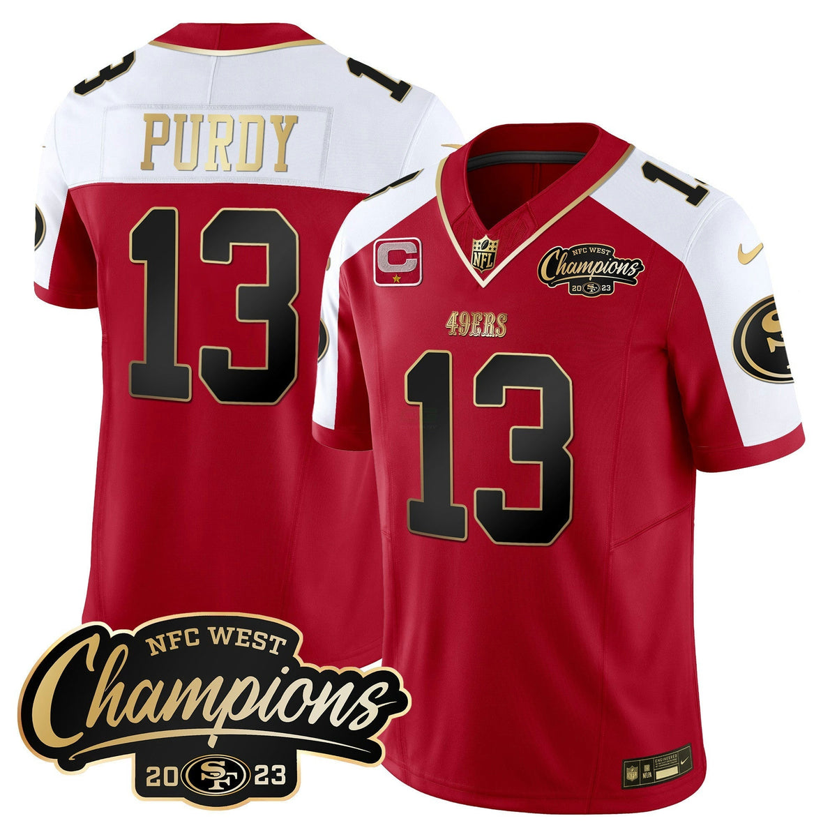 NFL Men’s 2023 NFC West Champions Patch Vapor Jersey