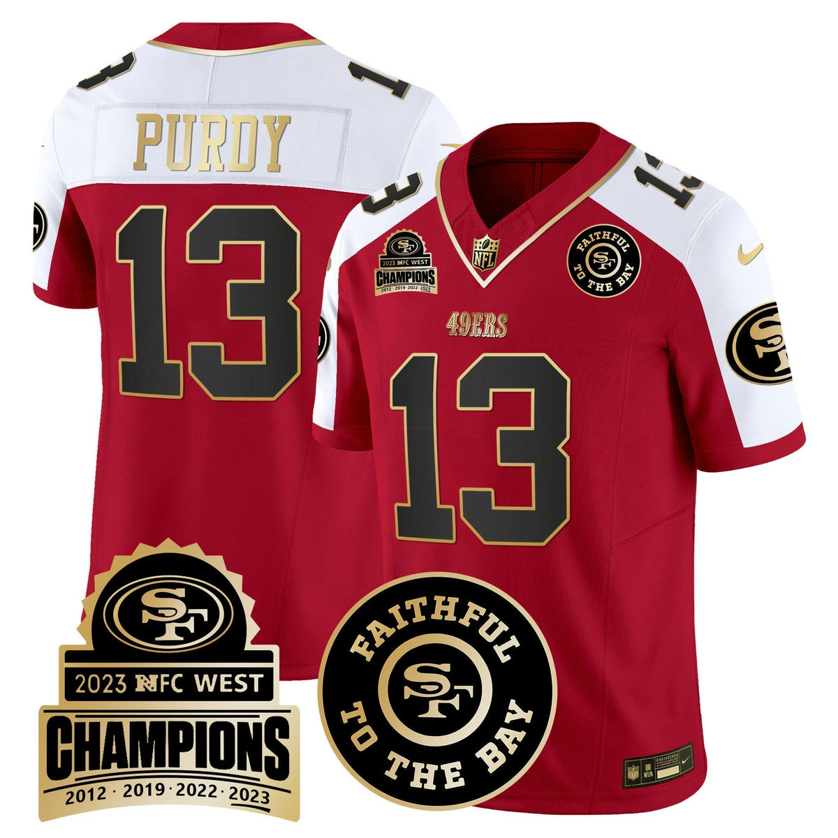 NFL Men’s 2023 NFC West Champions Patch Vapor Jersey V3