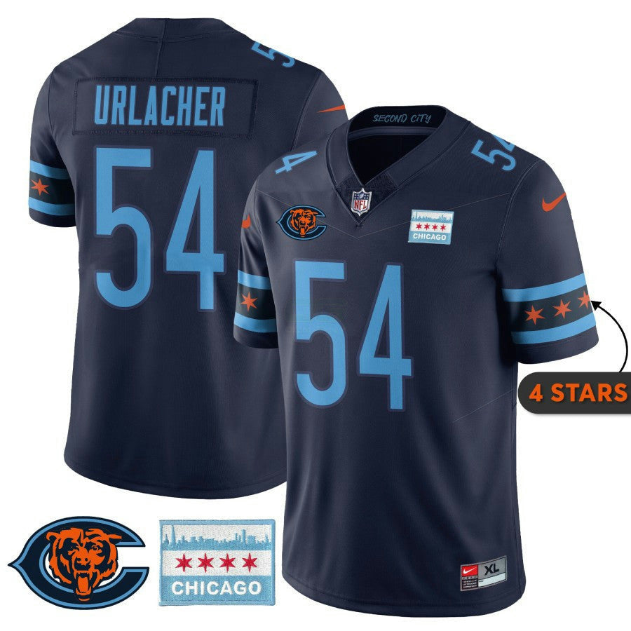 NFL Men’s Chicago City Edition Jersey – Chicago Flag