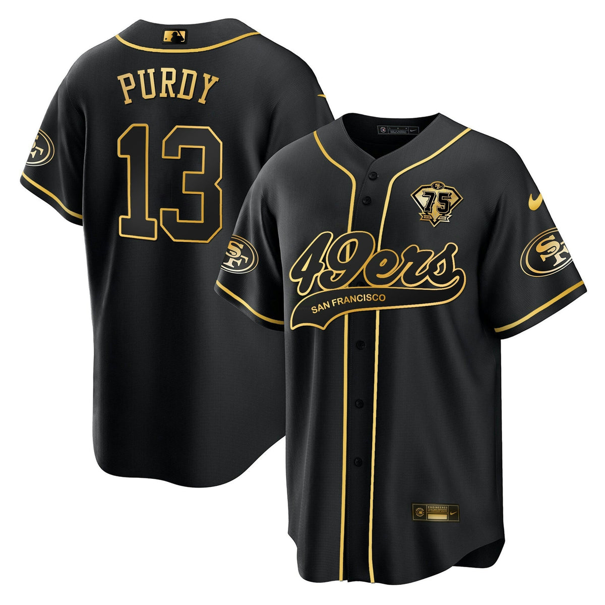 NFL Men’s Cool Base Gold Jersey
