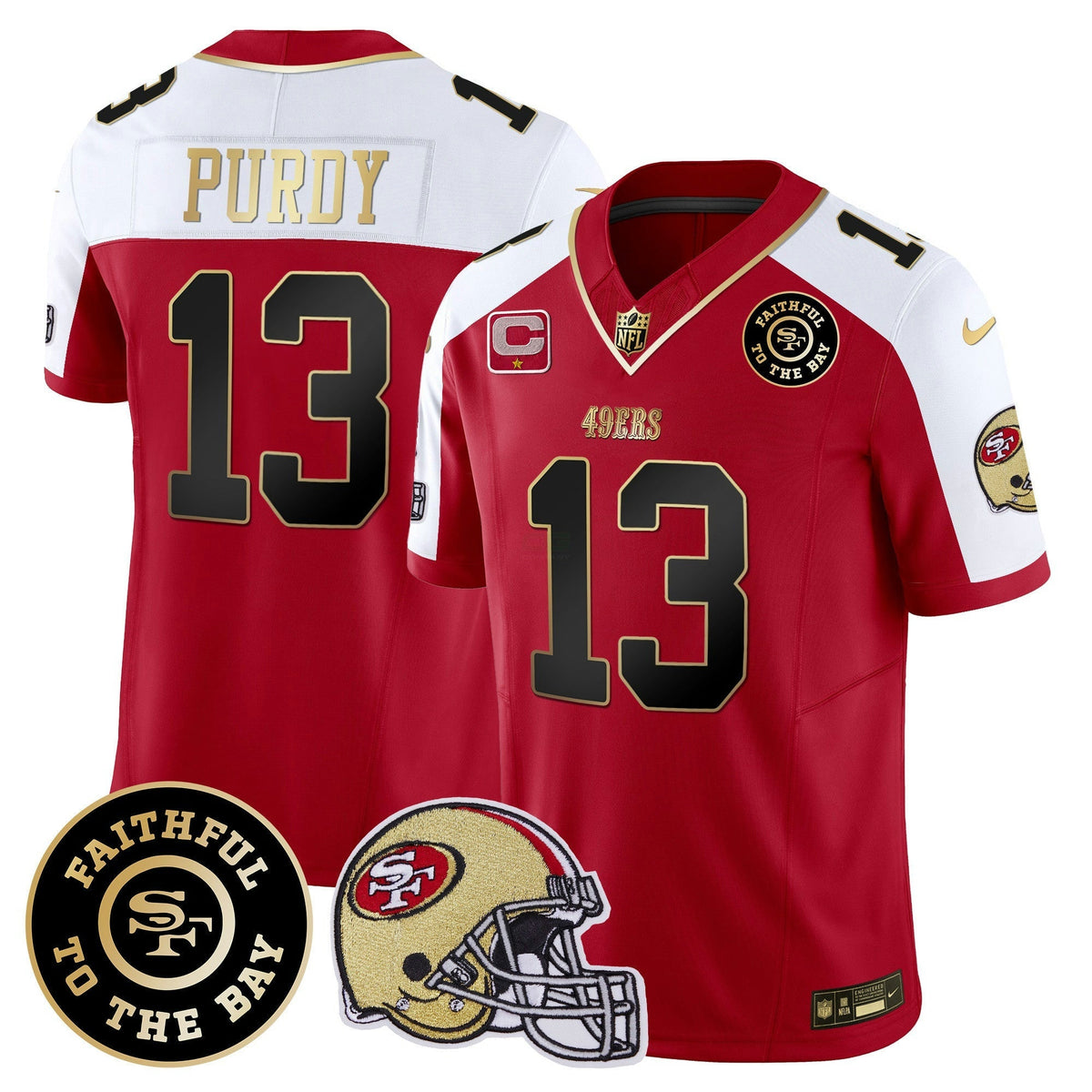 NFL Men’s Faithful To The Bay Patch Vapor Limited Jersey V5