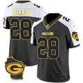 NFL Green Bay Packers Men’s Home Patch Gold Vapor Jersey