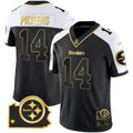 NFL Pittsburgh Steelers Men’s Home Patch Gold Vapor Jersey
