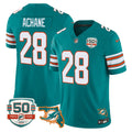 NFL Men’s Miami DolphinsThrowback 50th Perfect Season & Florida Patch Vapor Jersey