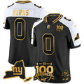 NFL Men’s New York 100th Season & State Patch Gold Vapor Limited Jersey