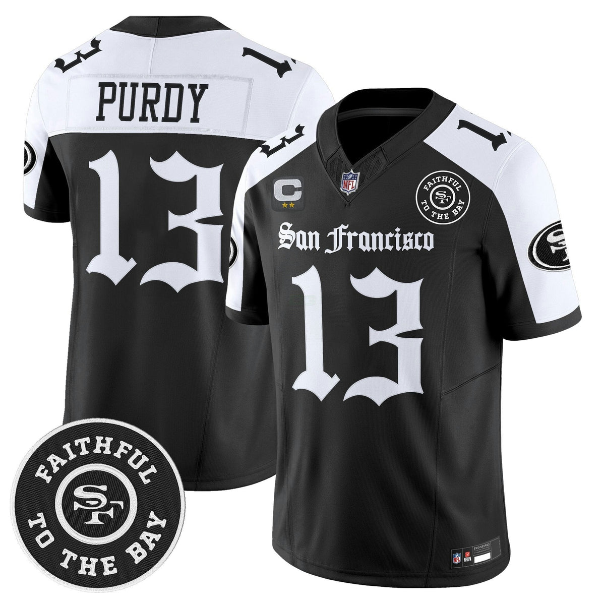 NFL Men’s San Francisco ‘Gothic Edition’ Vapor Limited Jersey