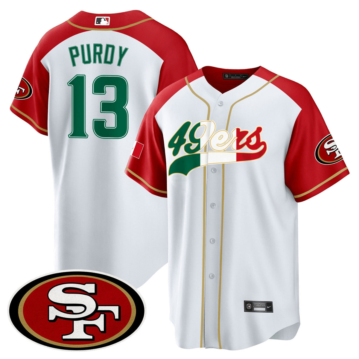NFL San Francisco 49ers Men’s San Francisco Mexico Jersey - Baseball
