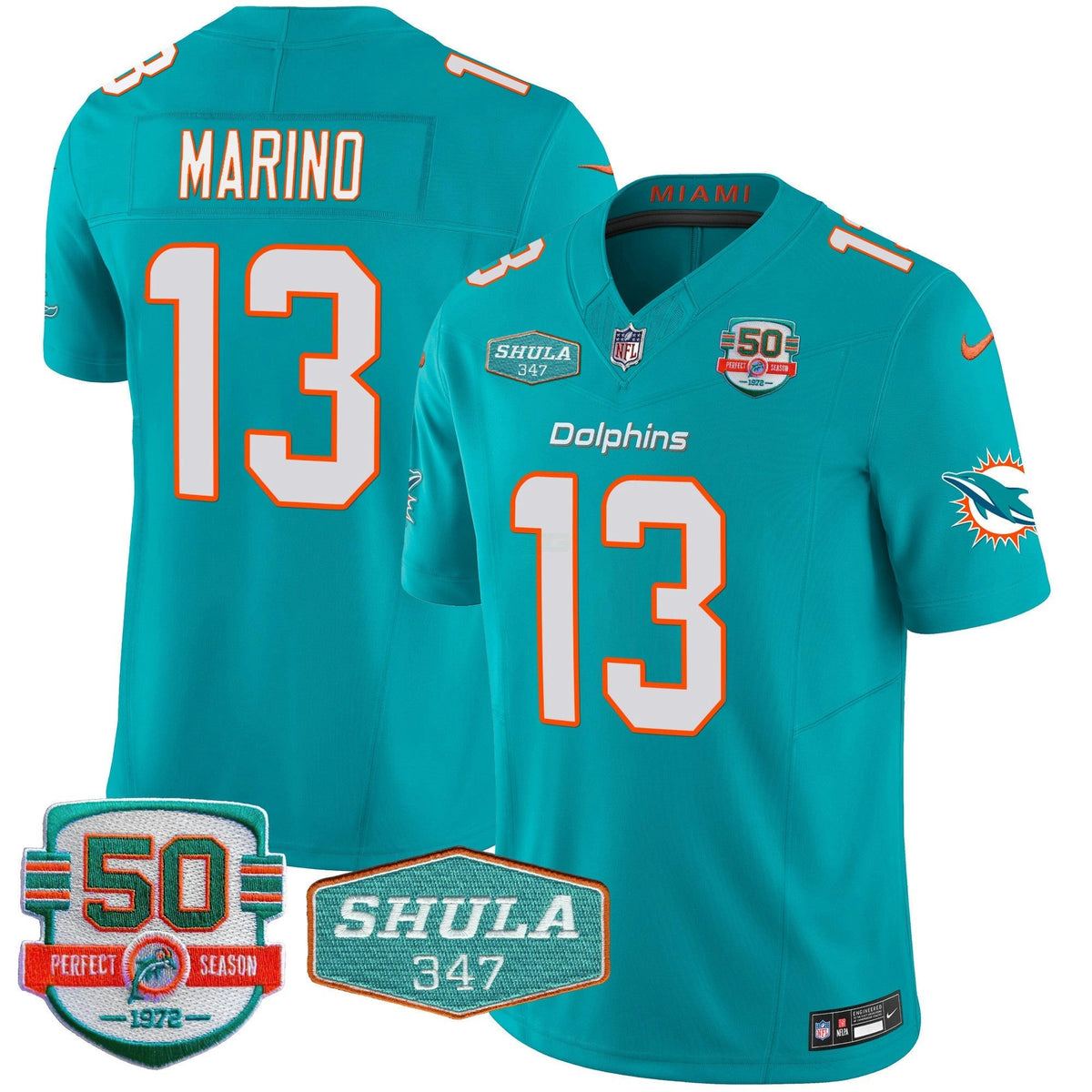 NFL Men’s Shula 347 Patch Vapor Limited Jersey V2