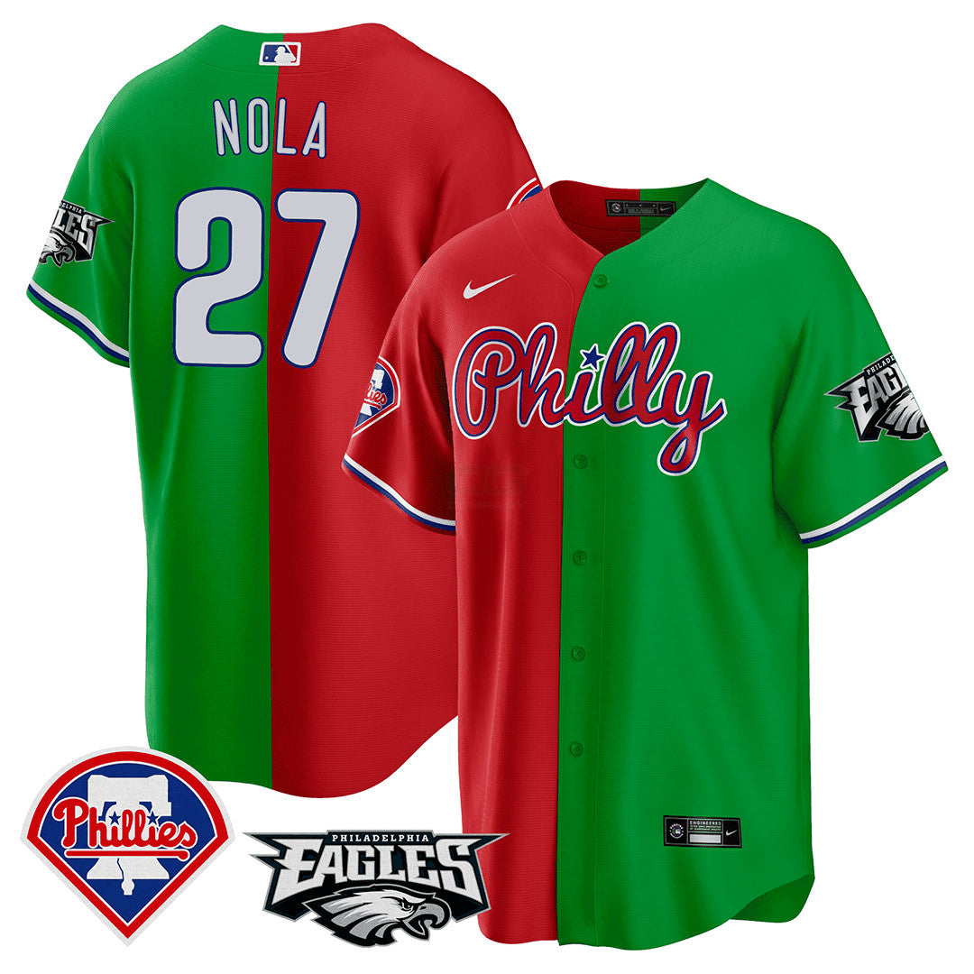 NFL Men’s Split Phillies – Cool Base Jersey - Stripes