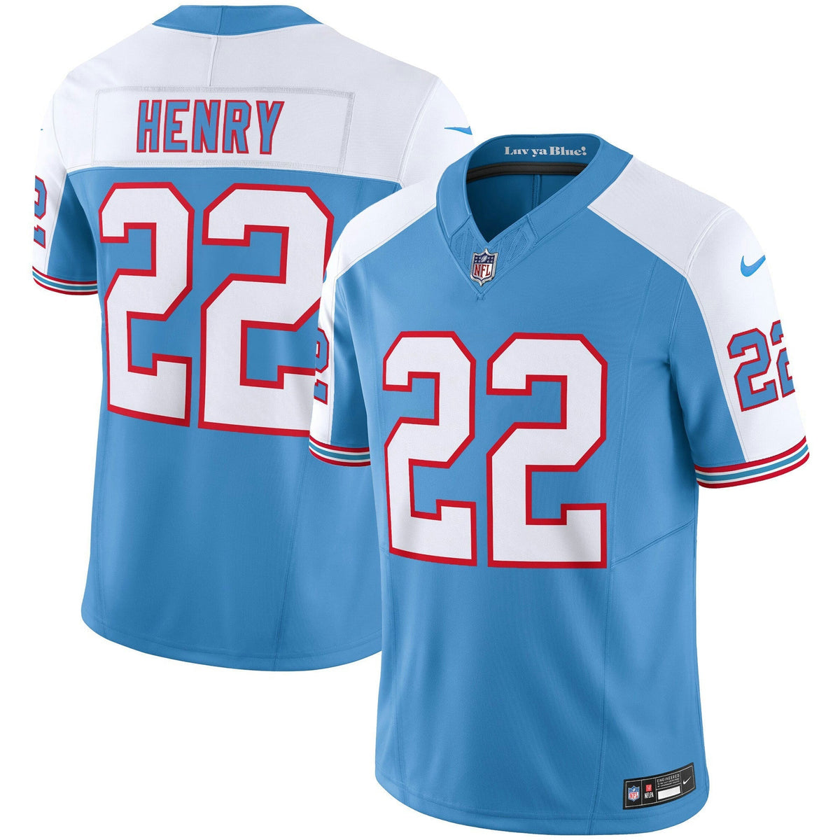 NFL Tennessee Titans Men’s Throwback Limited Vapor Jersey