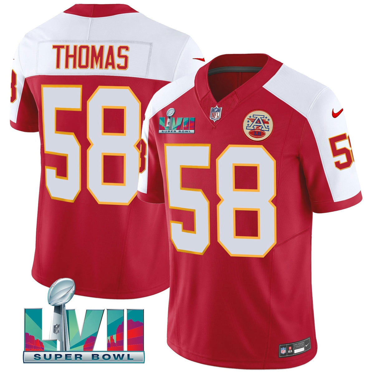 NFL Kansas City Chiefs Men’s Throwback Limited Vapor Jersey
