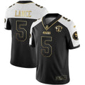 Jersey NFL Men’s Trey Lance 75th Anniversary Patch Gold & Split