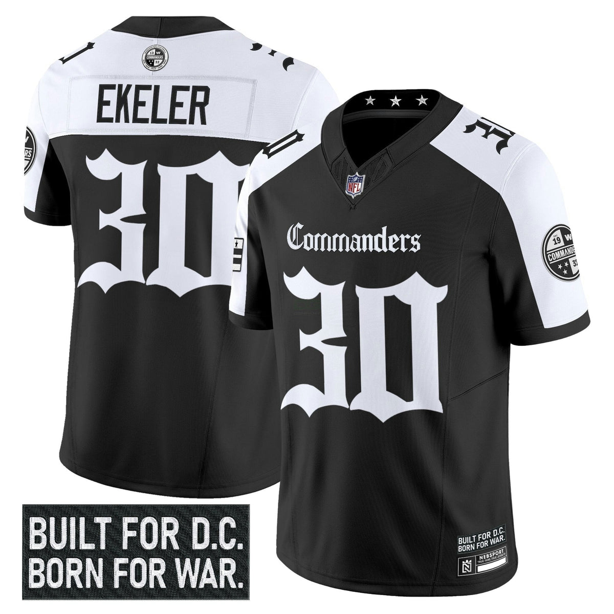 NFL Men’s Washington ‘Gothic Capitol Shadows Edition’ Vapor Limited Jersey