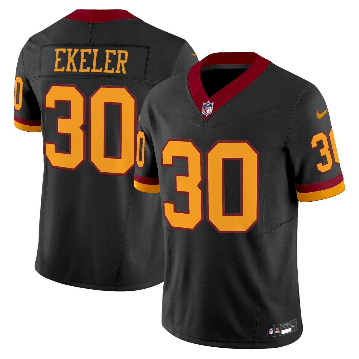 NFL Washington Commanders Men’s Washington Redskins Throwback Vapor Limited Jersey