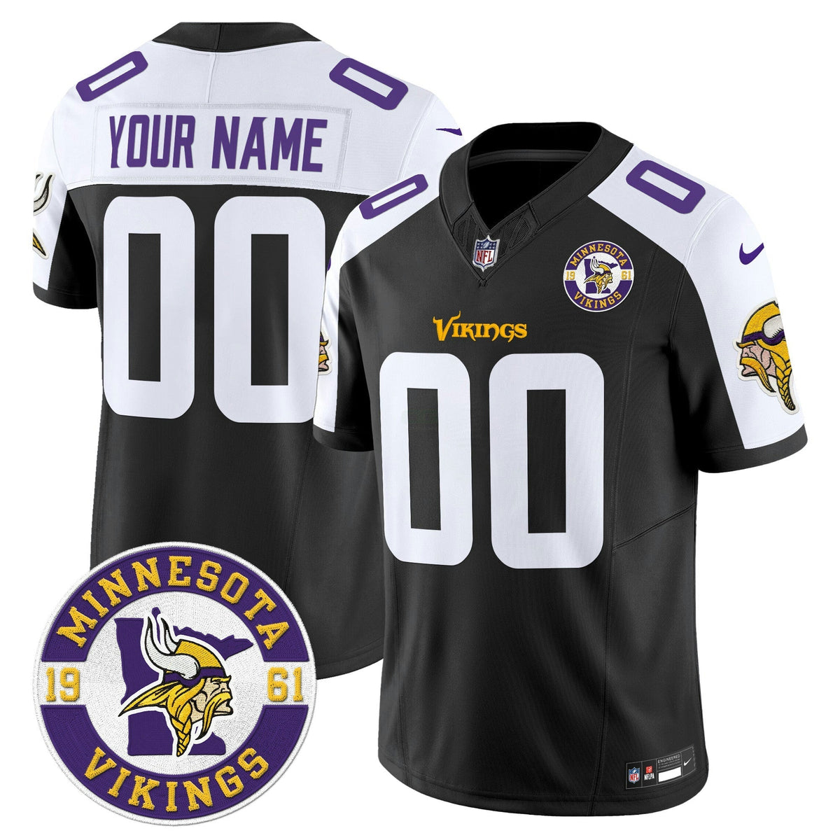 NFL Minnesota 2024 Vapor Limited Jersey V2 – Est. 1961 Patch