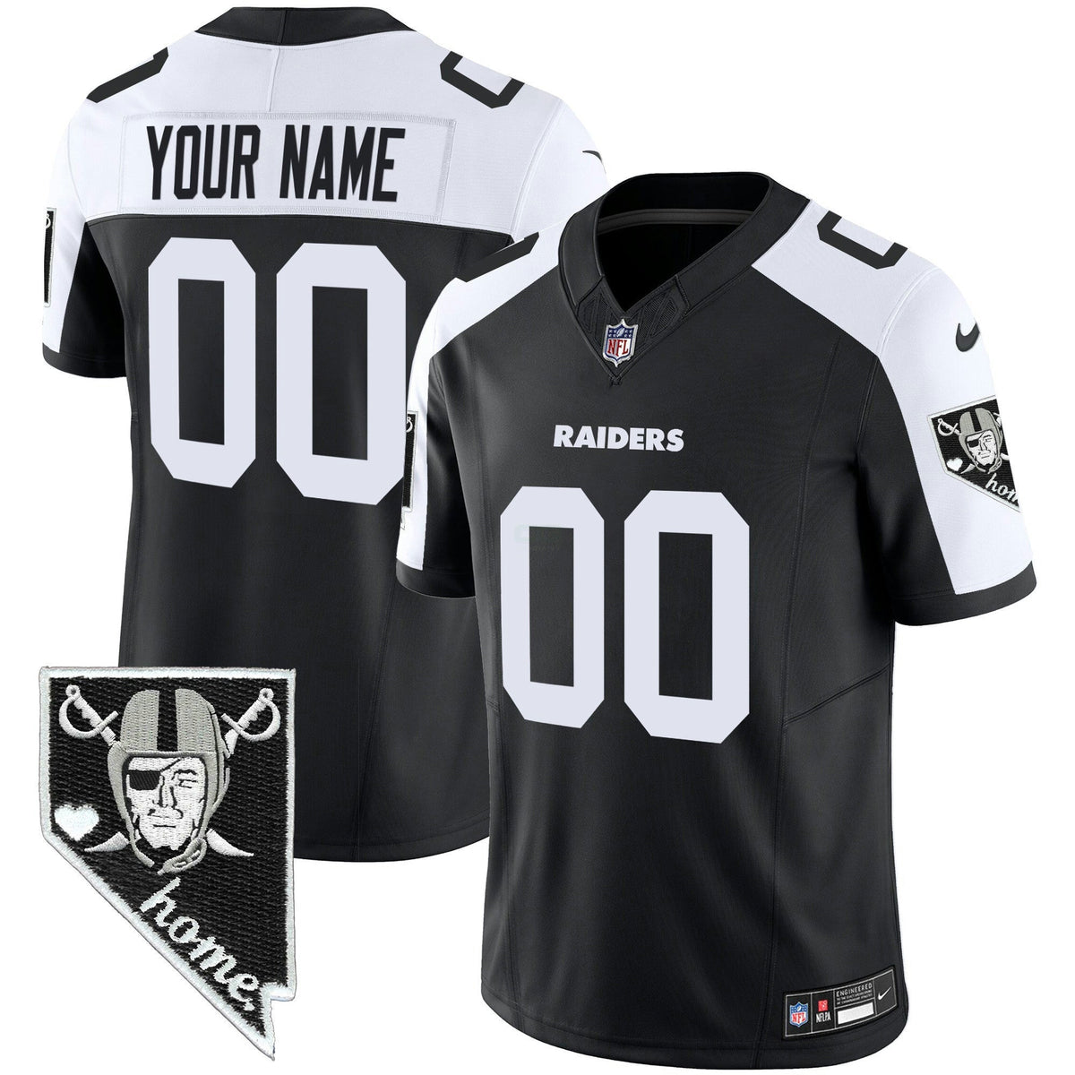 NFL Nevada Home Patch Vapor Jersey