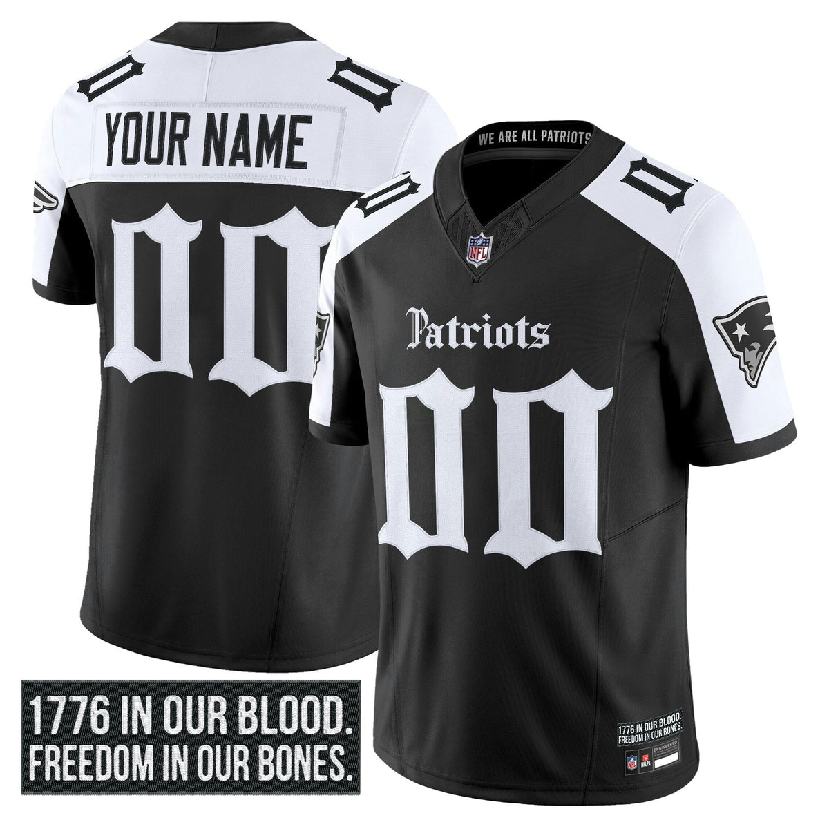 NFL New England ‘Gothic Revolution Edition’ Vapor Limited Jersey