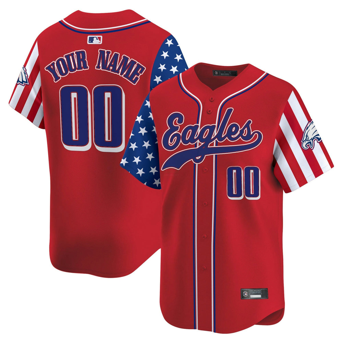 NFL Philadelphia 2025 Independence Day Vapor Jersey