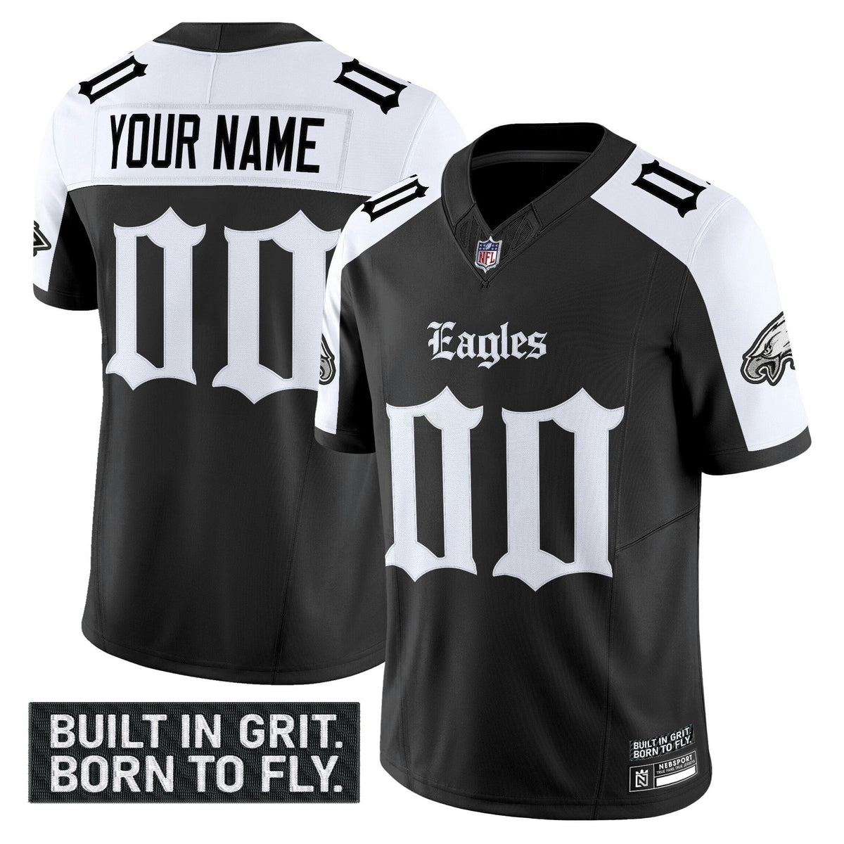 NFL Philadelphia ‘Gothic Philly Edition’ Vapor Limited Jersey V2