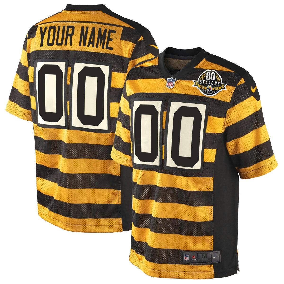 NFL Pittsburgh Throwback Bunblebee Jersey - Custom