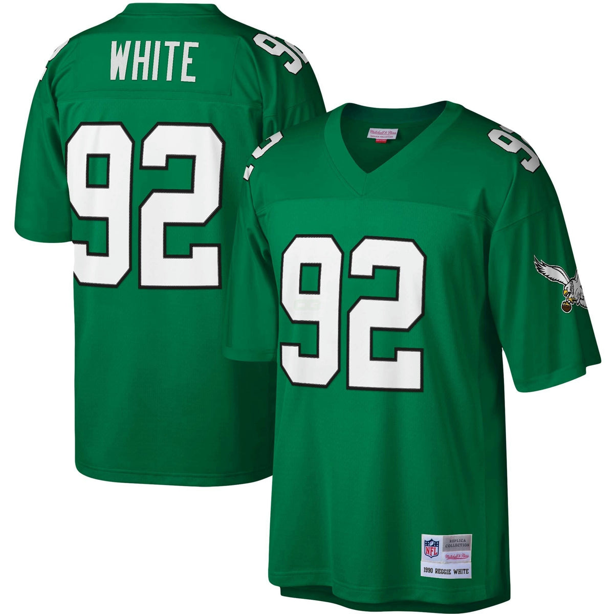 NFL Reggie White Philadelphia Kelly Green Legacy Jersey - Green