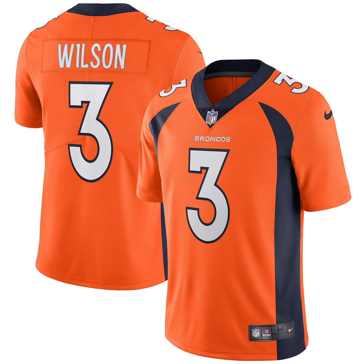 NFL Russell Wilson Denver Vapor Limited Jersey – Orange - Russell Wilson