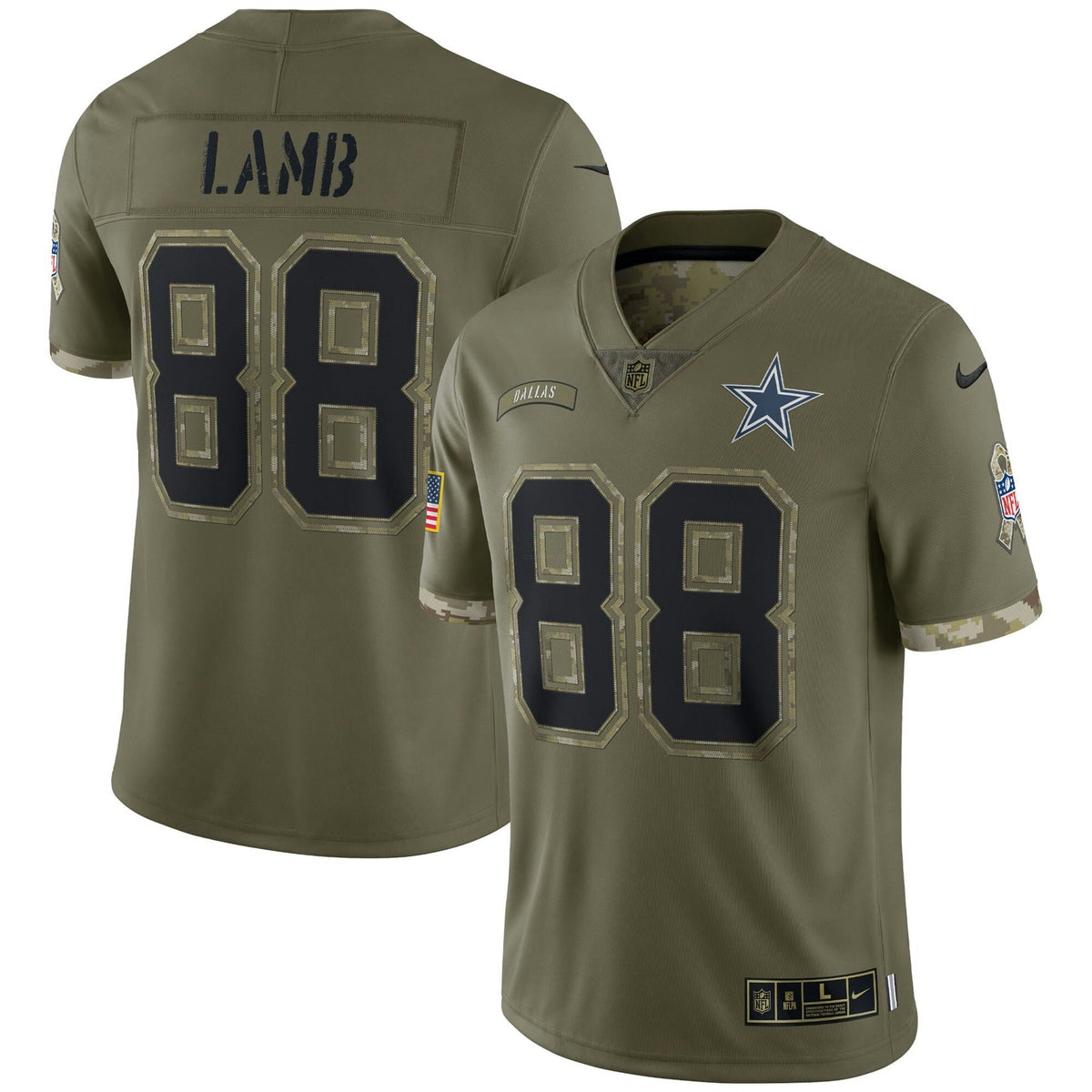 Jersey NFL Salute To Service 2022 Limited – Olive