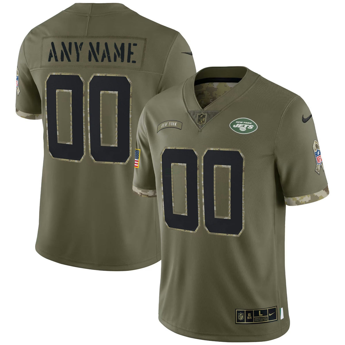 NFL New York Jets Salute To Service Vapor Jersey - Salute To Service