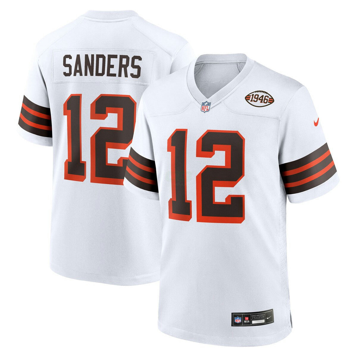 NFL Shedeur Sanders #12 Cleveland 2025 2nd Alternate Jersey - Cleveland Browns