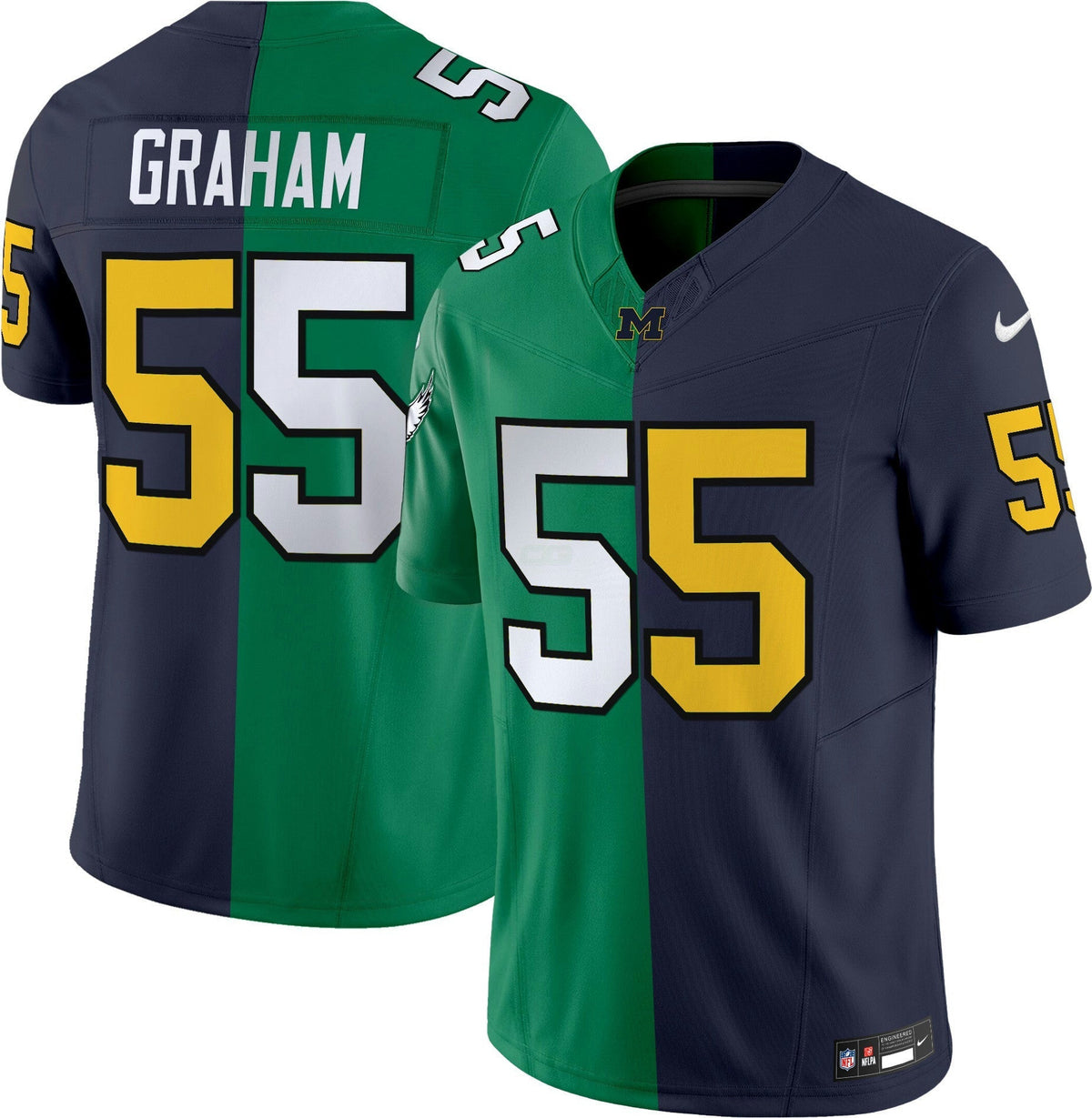 NFL Split Philadelphia & College Football Vapor Limited Jersey