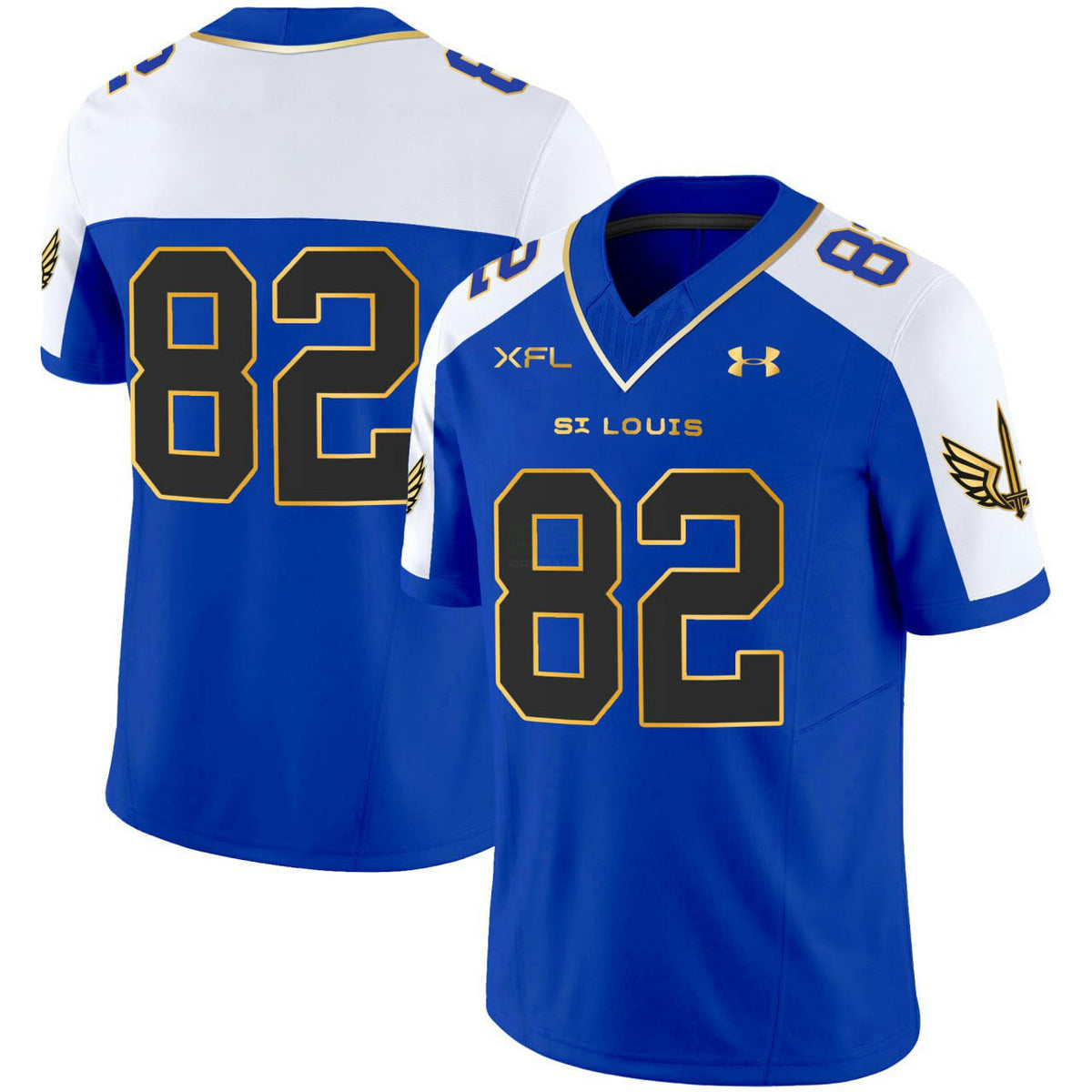 NFL St. Louis Battlehawks Royal Alternate Jersey - Royal Blue Alternate