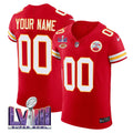 NFL Kansas City Chiefs Super Bowl LVIII Gold Patch Vapor Elite Jersey