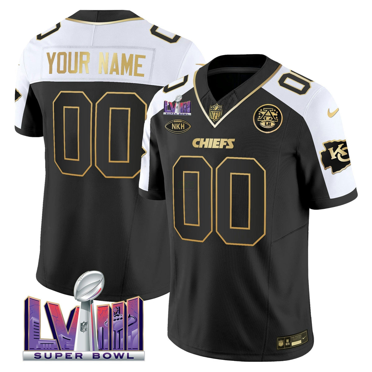 NFL Super Bowl LVIII Patch Vapor Jersey V3