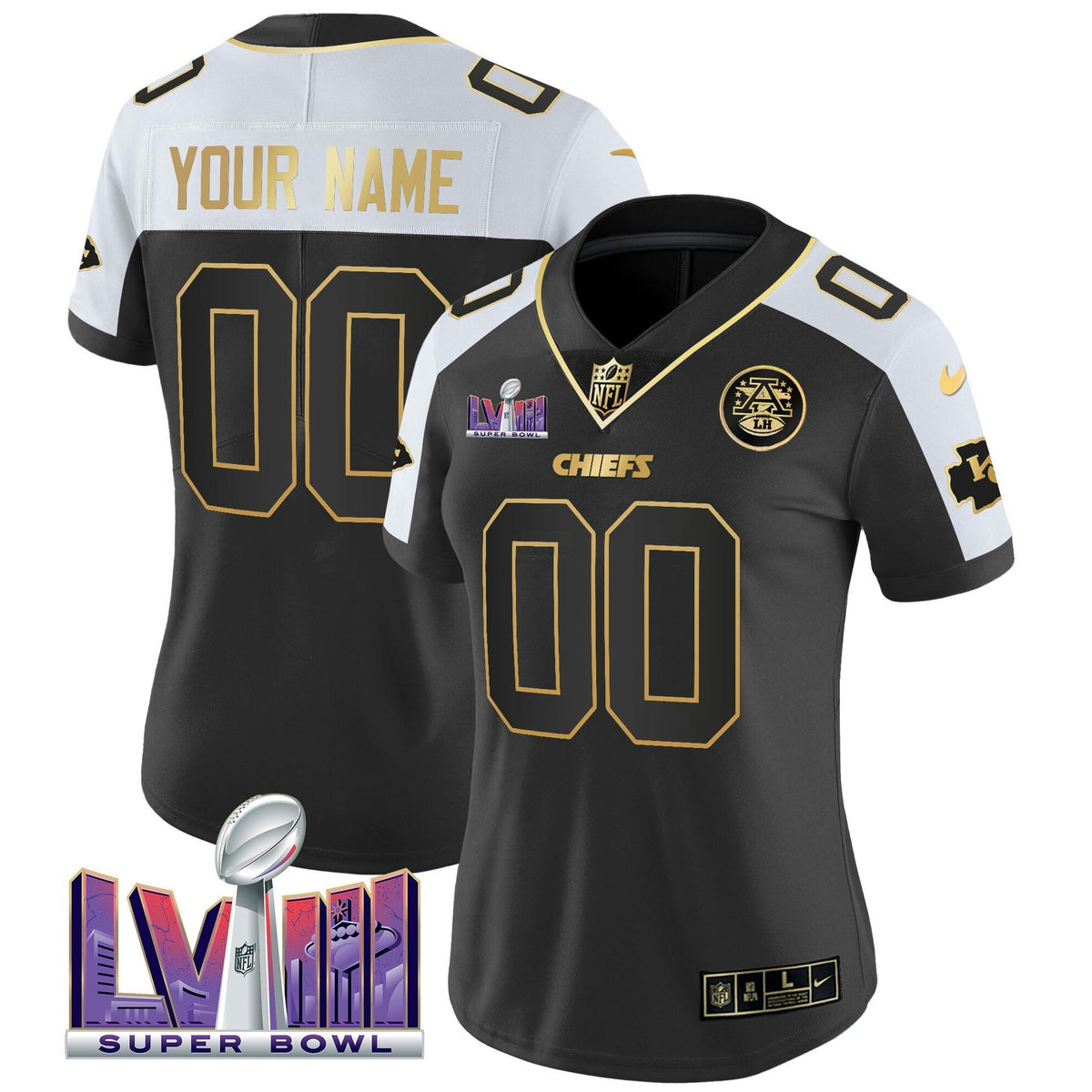 NFL Super Bowl LVIII Patch Vapor Jersey V4