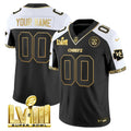 NFL Super Bowl LVIII Pattern Gold Vapor Jersey