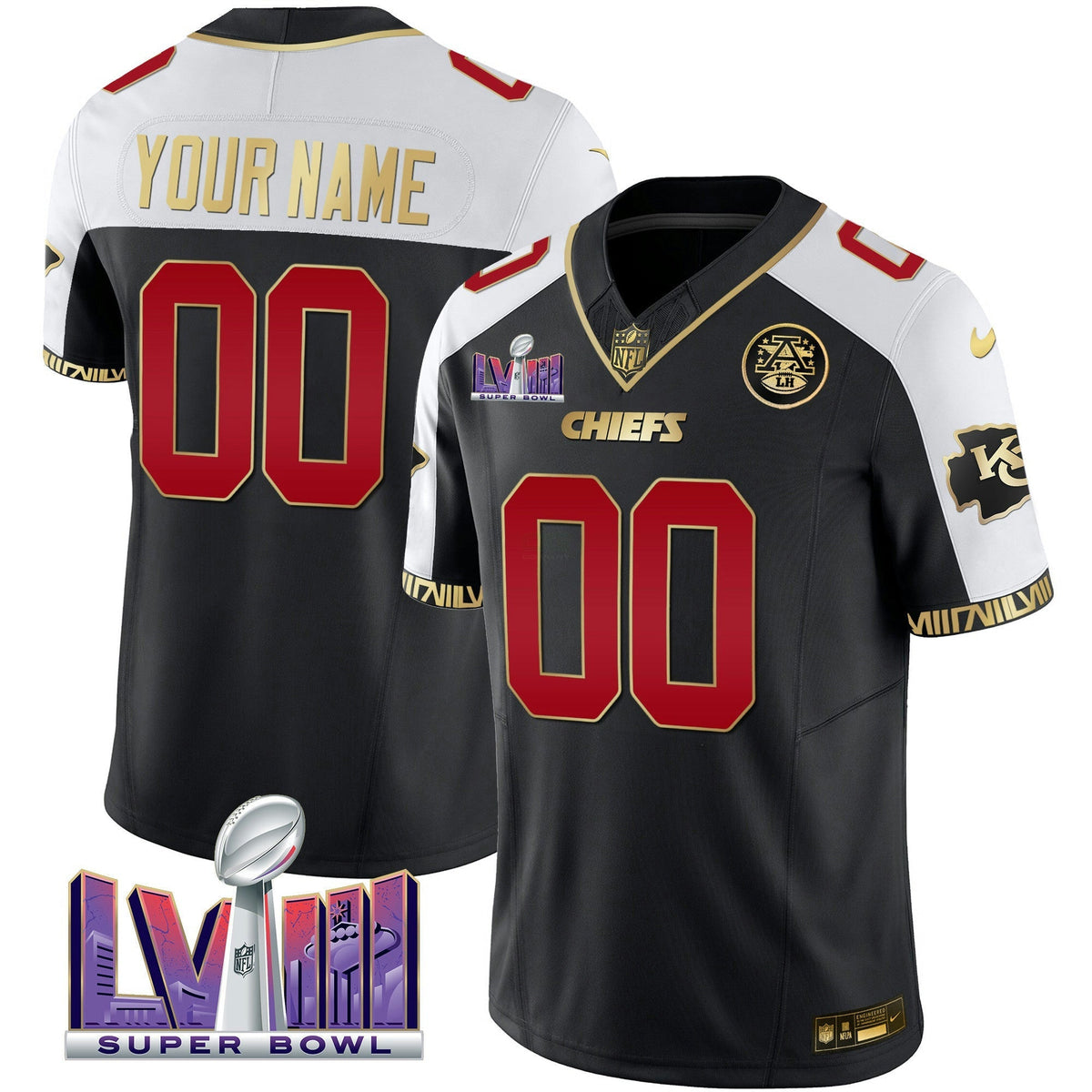 NFL Super Bowl LVIII Pattern Vapor Jersey V2