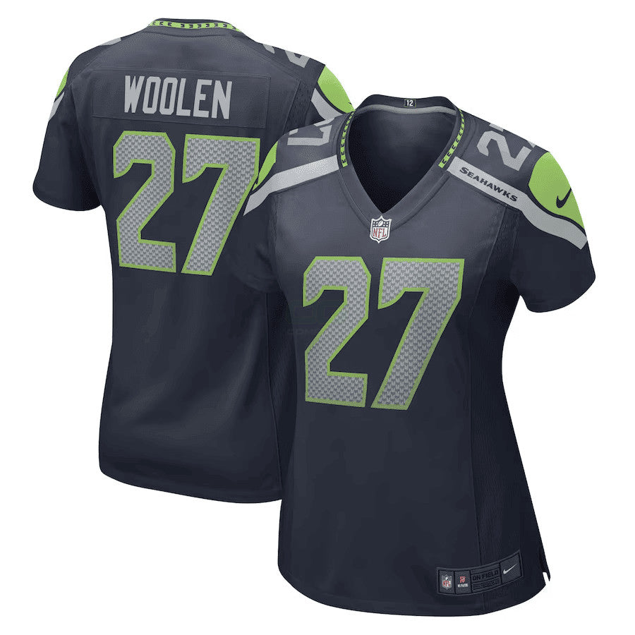 NFL Tariq Woolen Seattle Navy Jersey - Navy Blue