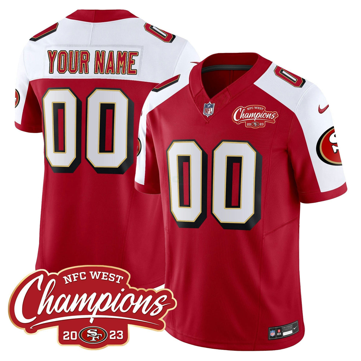 NFL Throwback NFC West Champions Patch Vapor Jersey