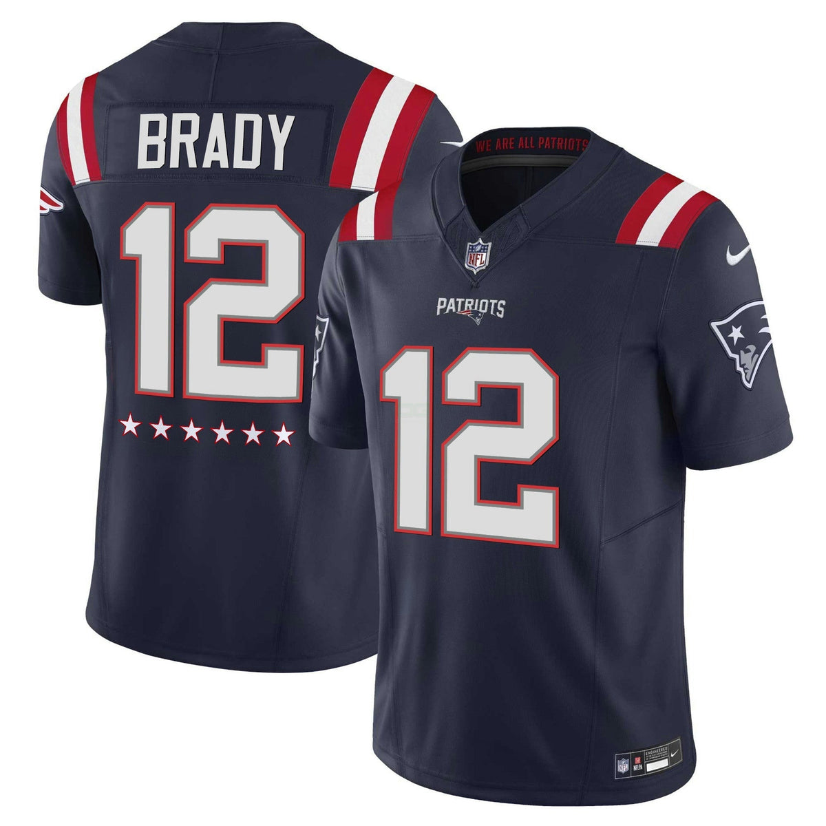 NFL Tom Brady 6x-Time Super Bowl Vapor Limited Jersey