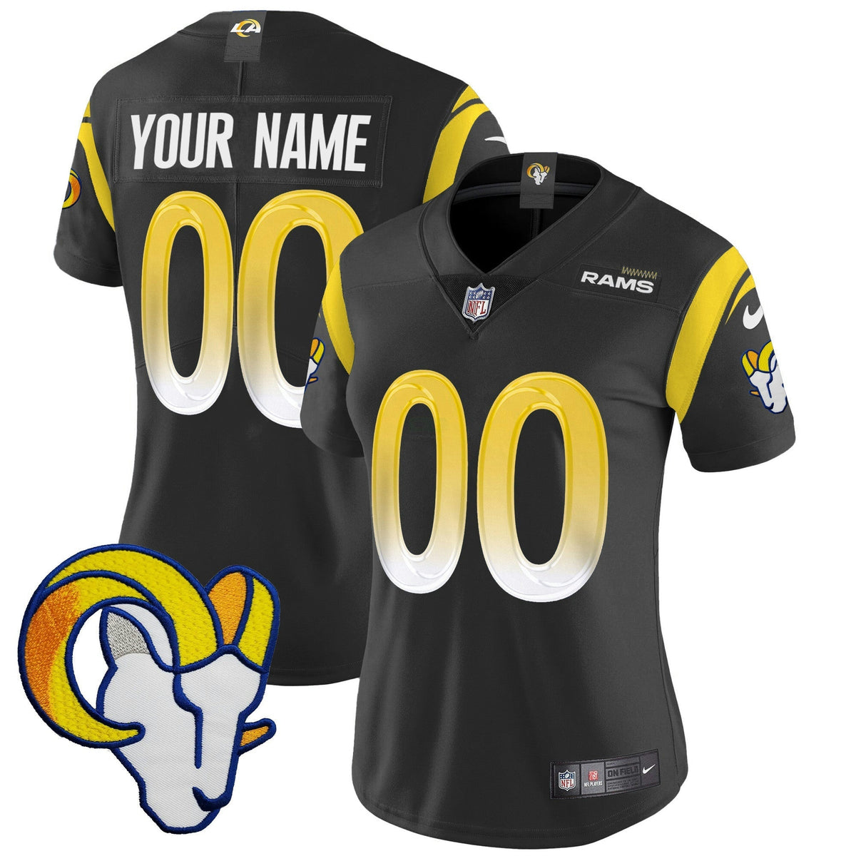 NFL Los Angeles Rams Vapor Limited Jersey V2