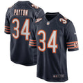 NFL Walter Payton Chicago GSH Navy Blue Game Jersey - Navy Blue