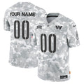 NFL Washington 2024 Salute to Service Vapor Limited Jersey – Arctic Camo - Custom