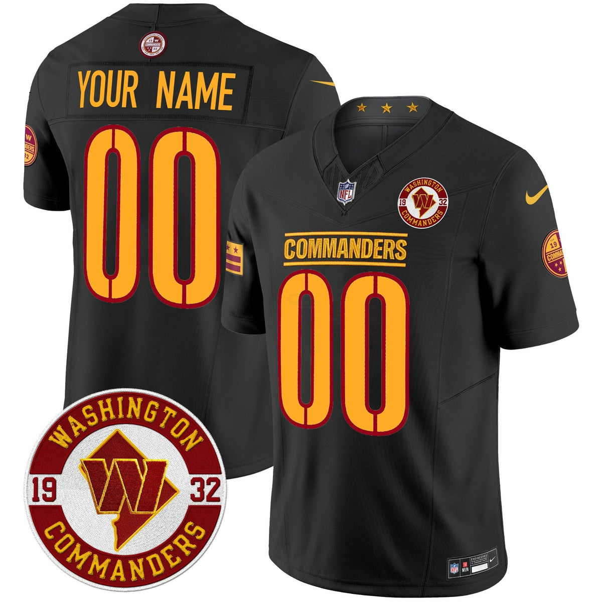 NFL Washington 2024 Vapor Limited Jersey – Est. 1932 Patch